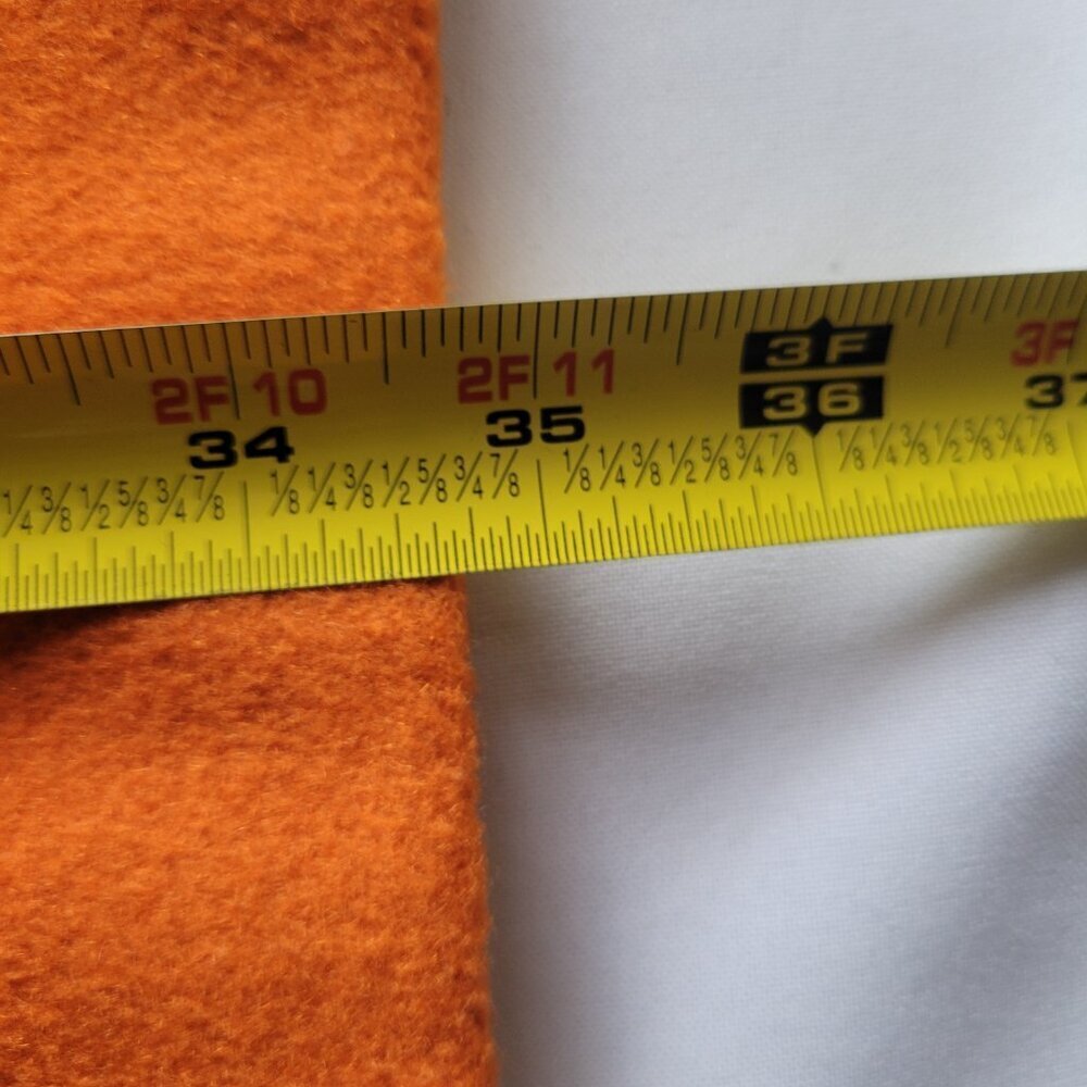 Vintage Designer Bill Blass Burnt Orange Limited Edition Wool Coat (Size: M/L) - Picture 9 of 16